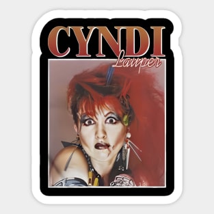 Cyndi lauper///Vintage for fans Sticker